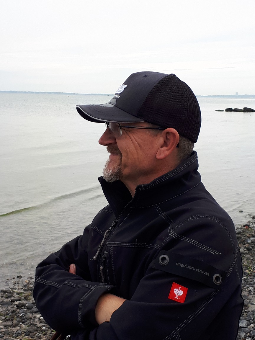 Frank mit seinen Hunden